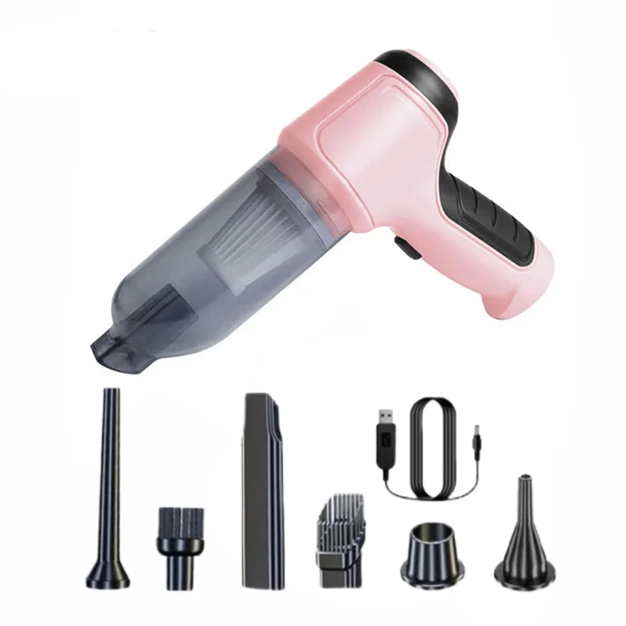 TurboBlast Mini Car Vacuum & Air Duster