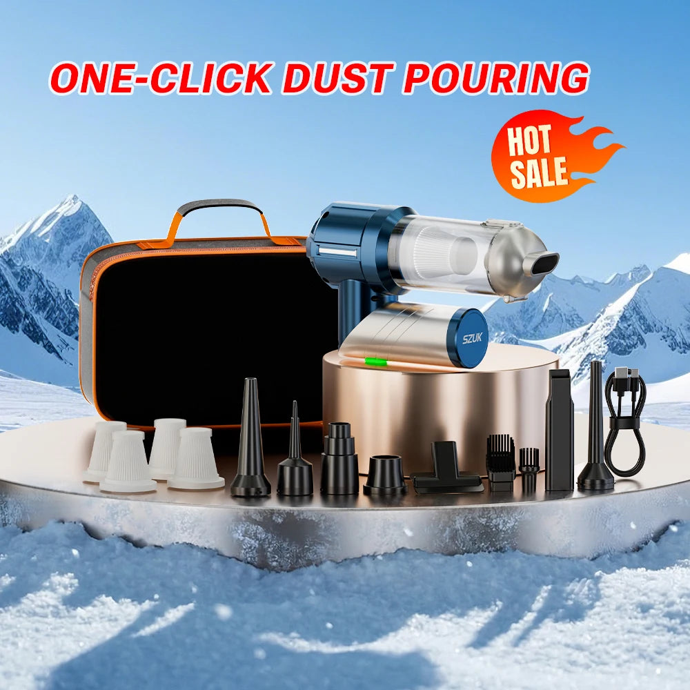 SZUK 18000PA Handheld Car Vacuum