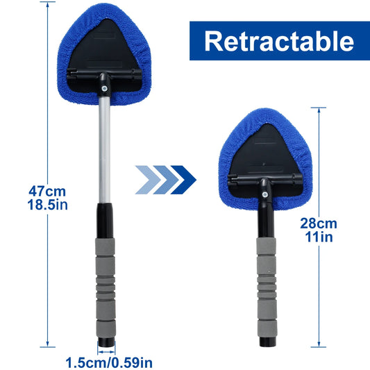 Telescopic Microfiber Windshield Cleaner Kit