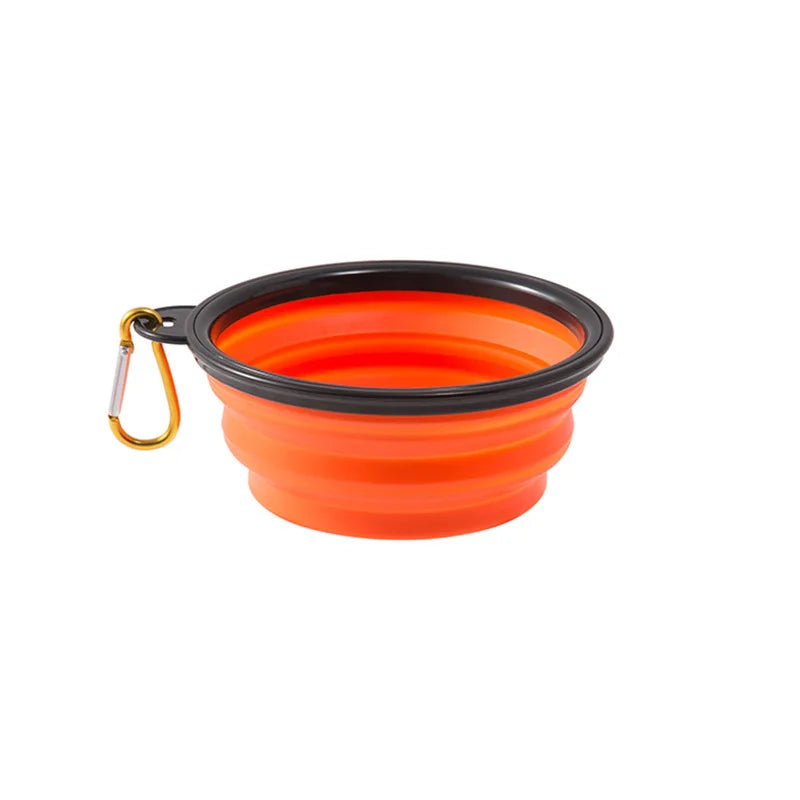 Collapsible Silicone Travel Bowl for Dogs & Cats