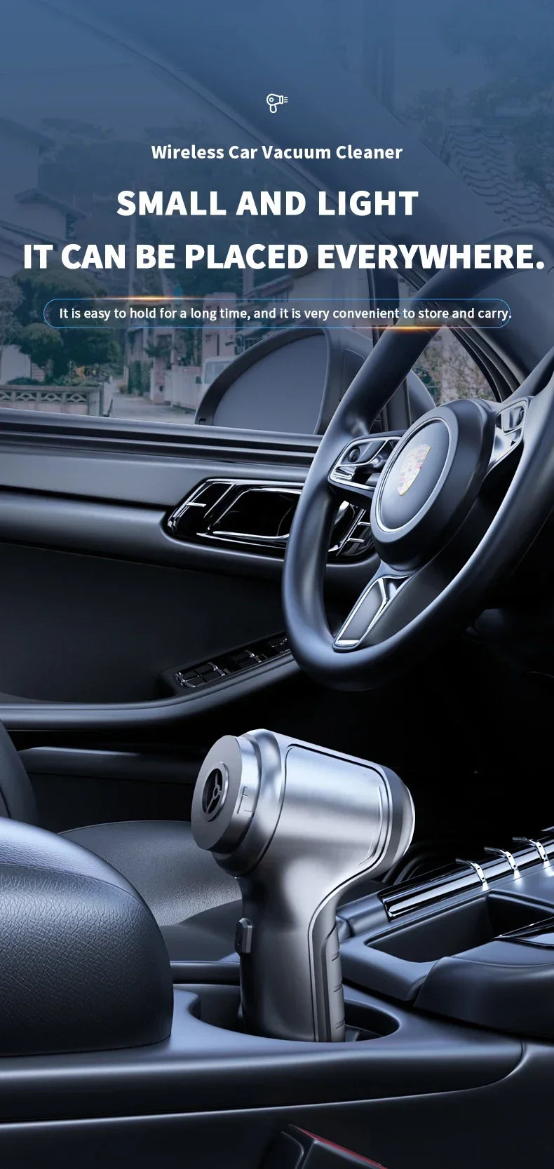 95000PA Brushless Auto Vacuum — Home &amp; Car