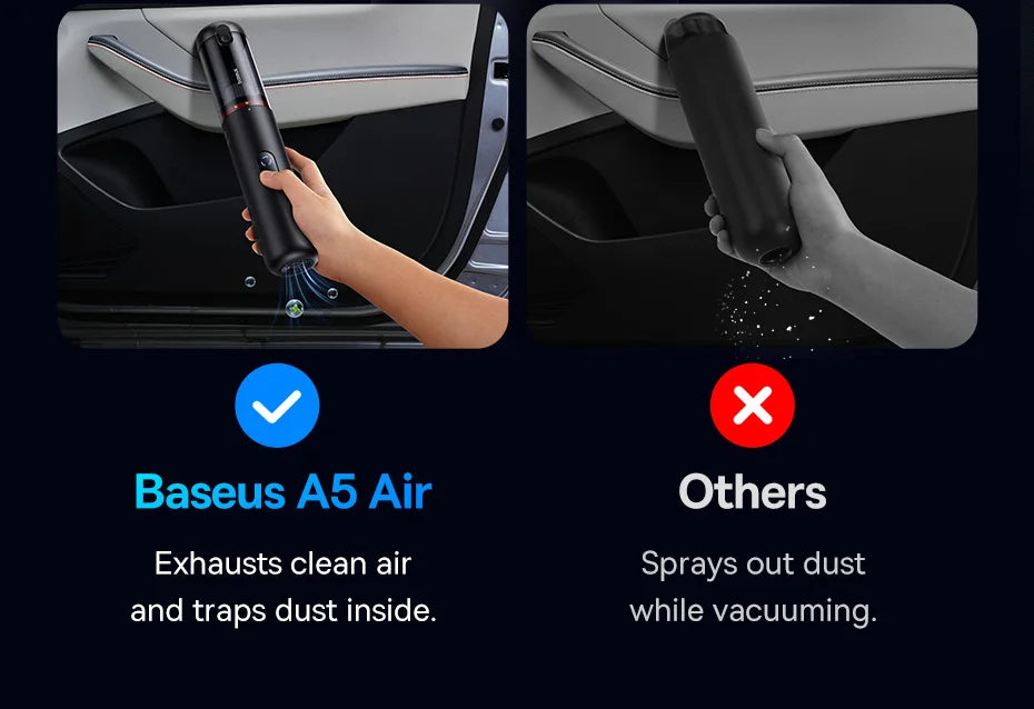 Baseus A5 Air 2-in-1 Premium Car Vacuum