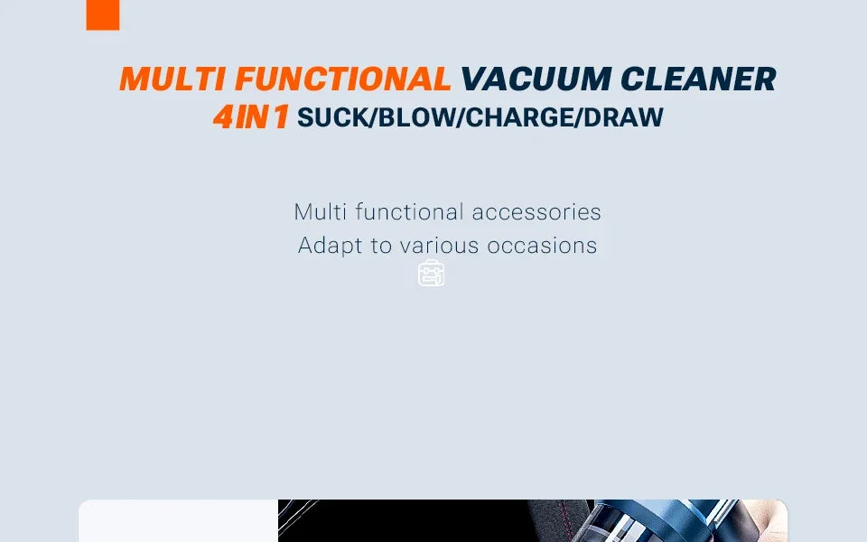 SZUK 18000PA Handheld Car Vacuum