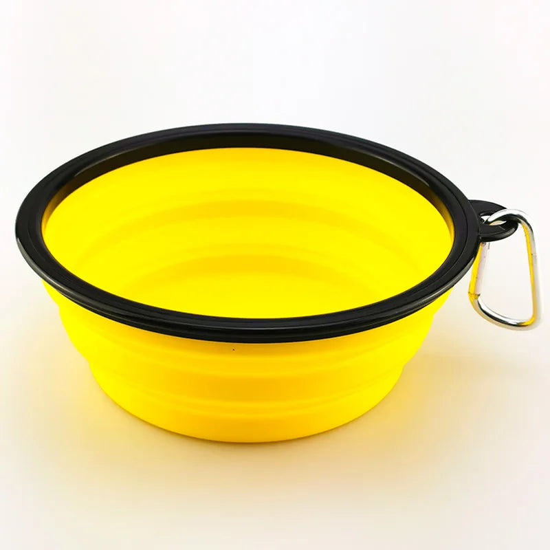 Collapsible Silicone Travel Bowl for Dogs &amp; Cats