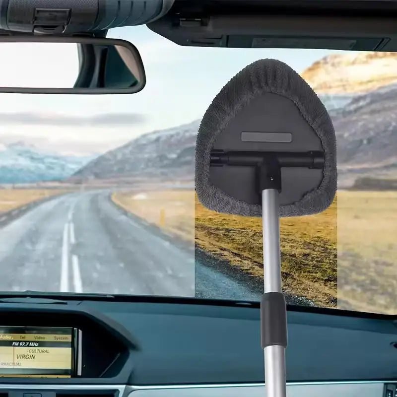 Telescopic Microfiber Windshield Cleaning Brush
