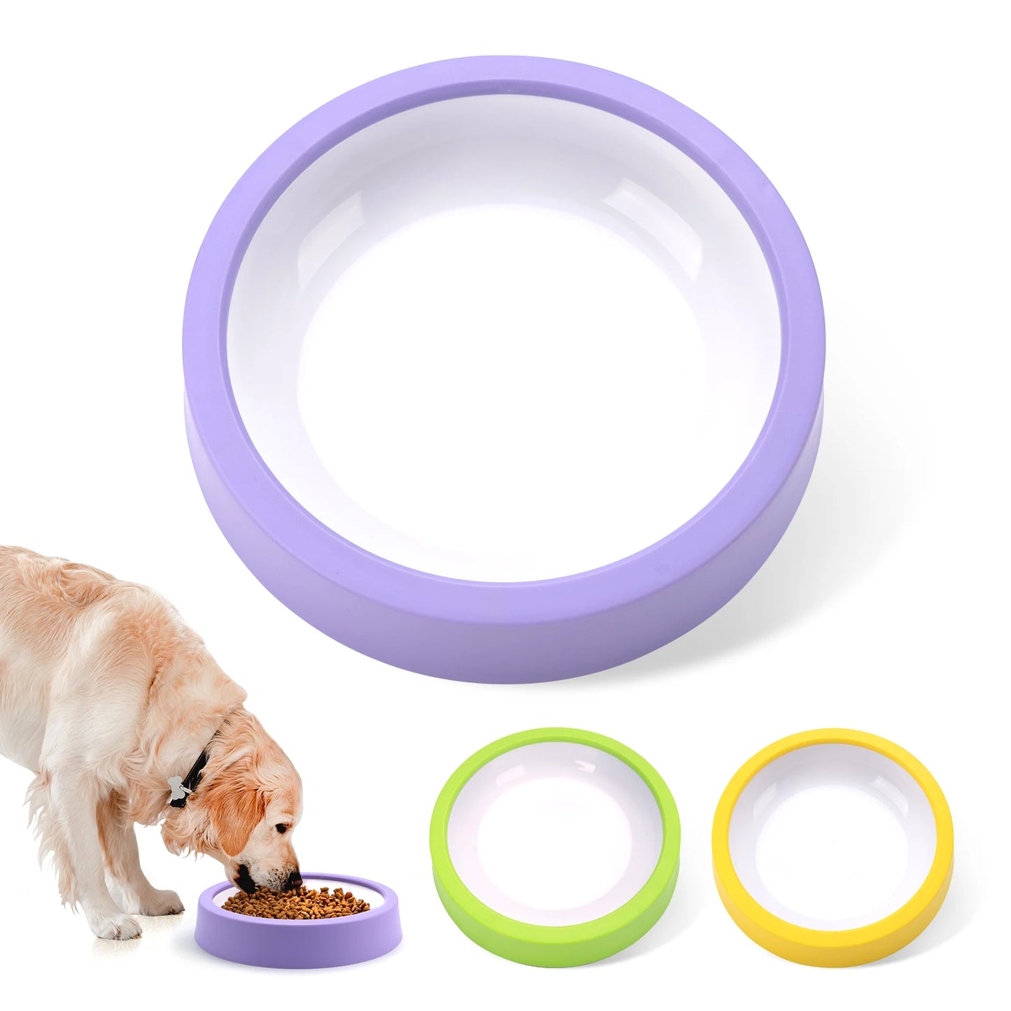 Maze-Style Anti-Gulping Slow Feeder Bowl
