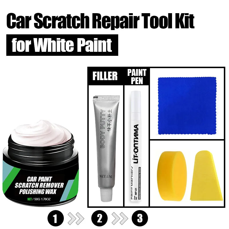 Car Scratch Remover Paste Kit (Color Match)