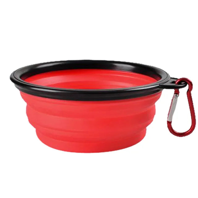 Collapsible Silicone Travel Bowl for Dogs &amp; Cats