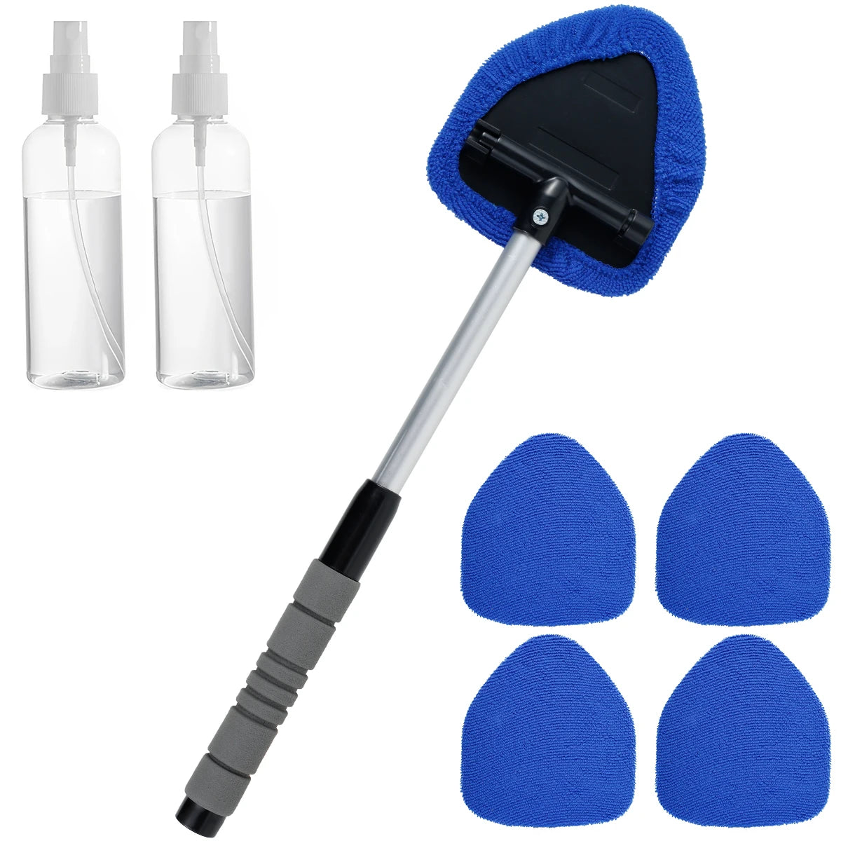 Telescopic Microfiber Windshield Cleaner Kit