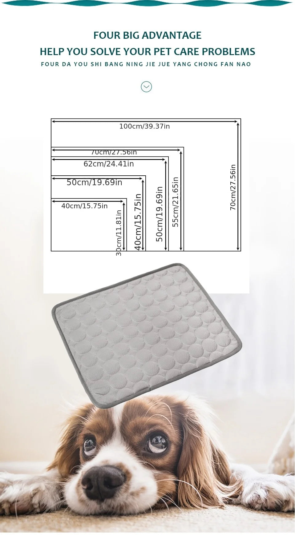 Self-Cooling Summer Mat for Dogs &amp; Cats