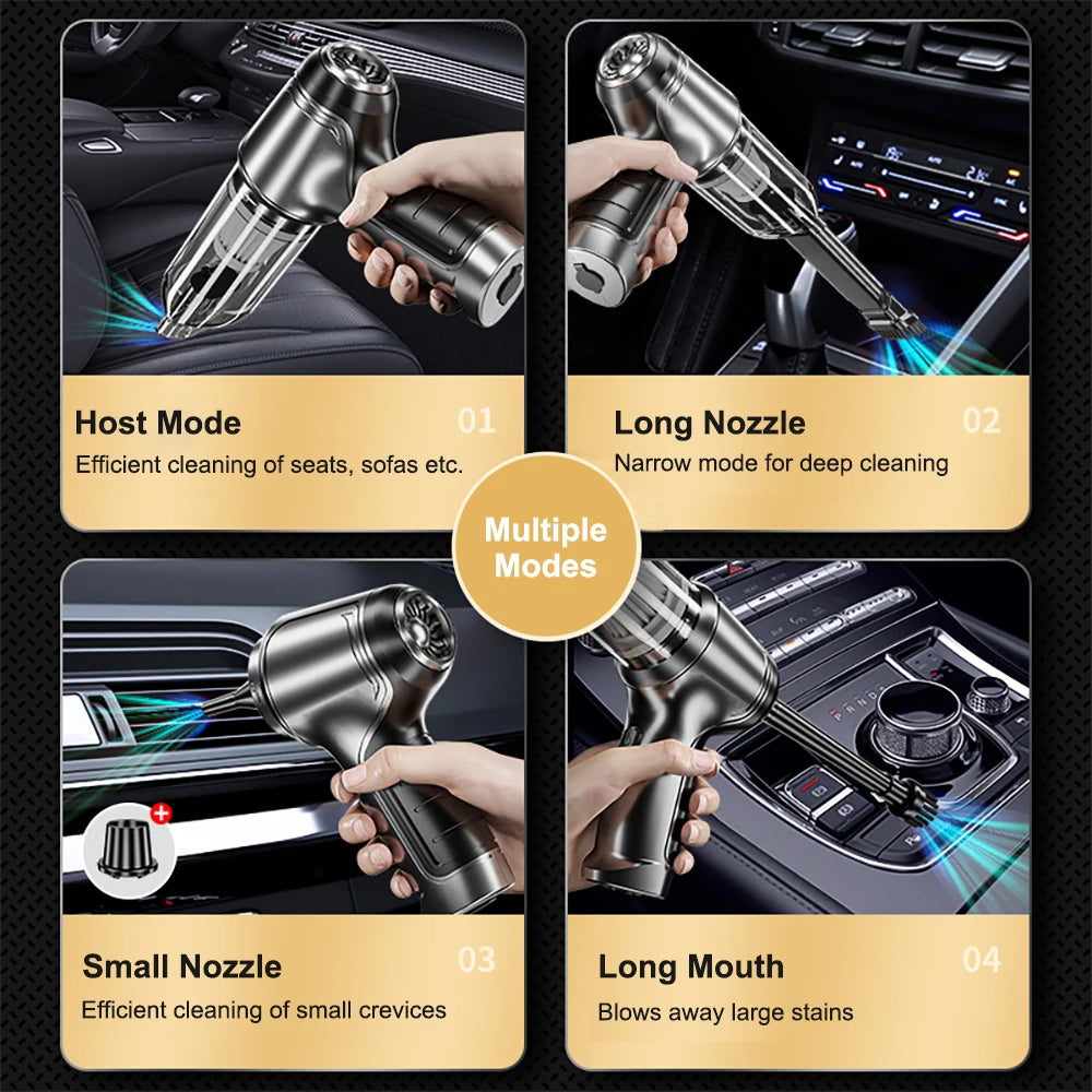 95000PA Handheld Vacuum &amp; Blower for Car &amp; Home