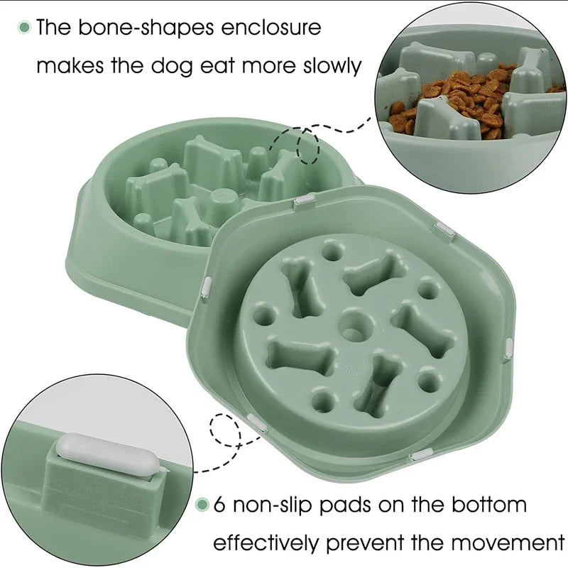 Anti-Choke Slow Feeder Bowl for Dogs