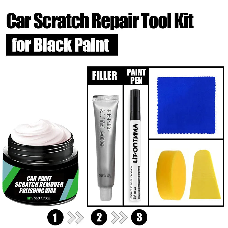 Car Scratch Remover Paste Kit (Color Match)