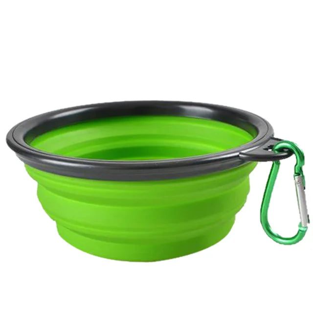Collapsible Silicone Travel Bowl for Dogs &amp; Cats