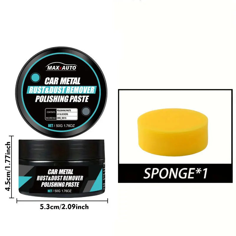 Car Metal Rust &amp; Dust Remover Polishing Paste
