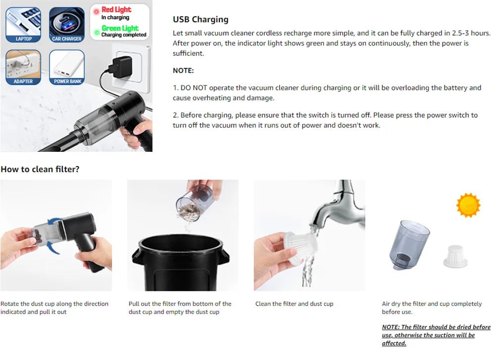 MiniJet Compressed Air Duster &amp; Vacuum