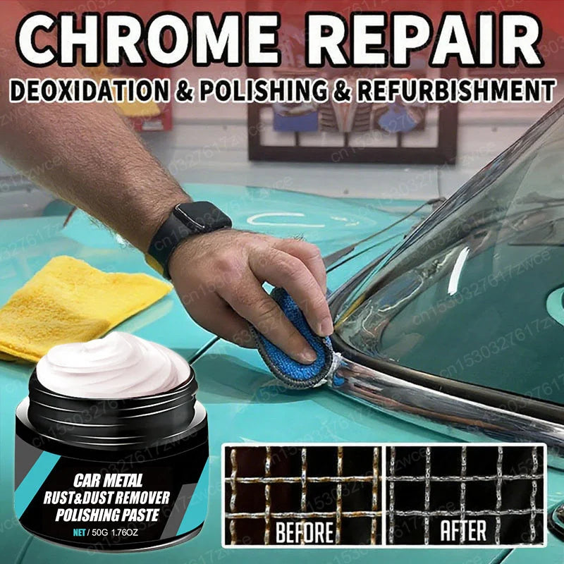 Car Metal Rust &amp; Dust Remover Polishing Paste
