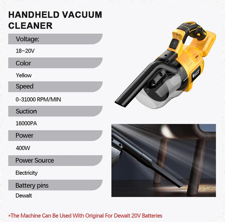 400W Multi-Function Vacuum for DeWalt 20V