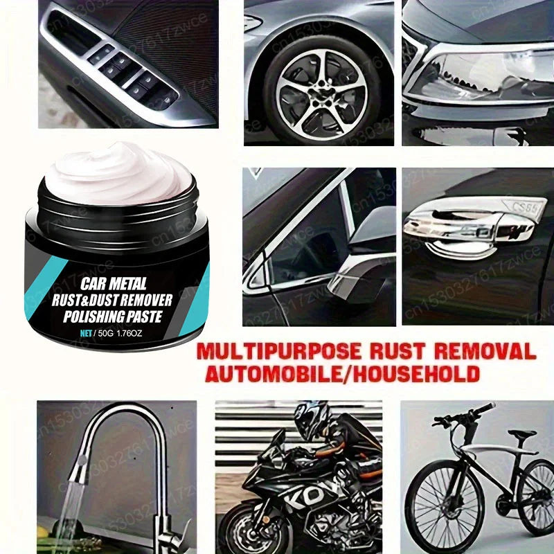 Car Metal Rust &amp; Dust Remover Polishing Paste
