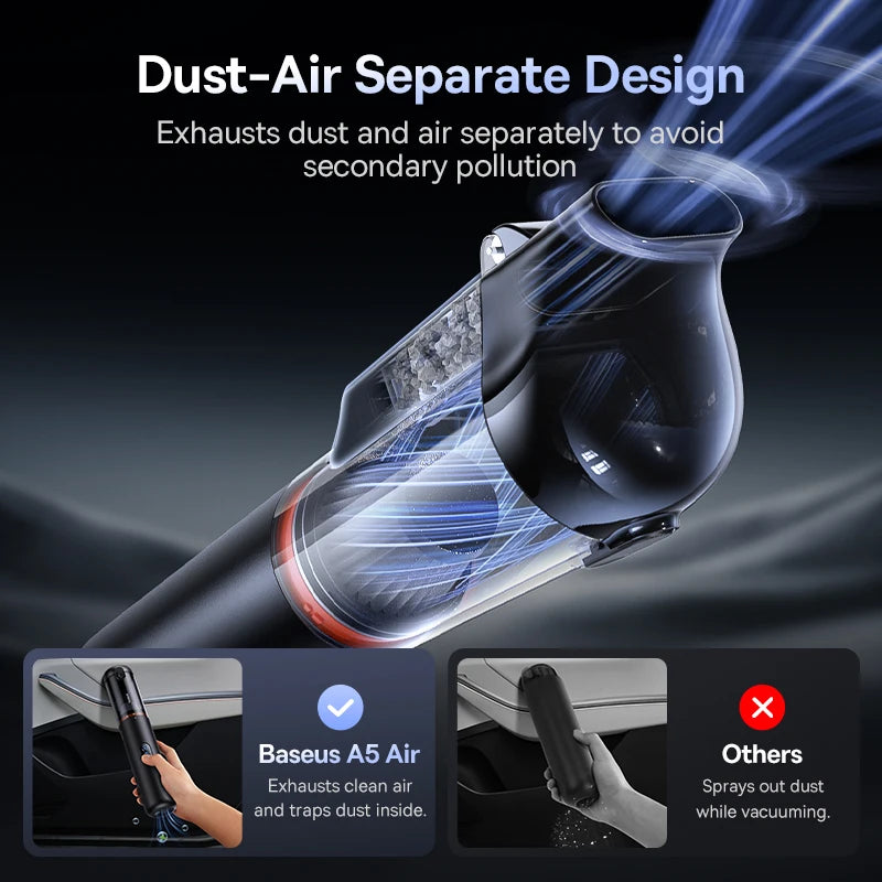 Baseus A5 Air 2-in-1 Premium Car Vacuum