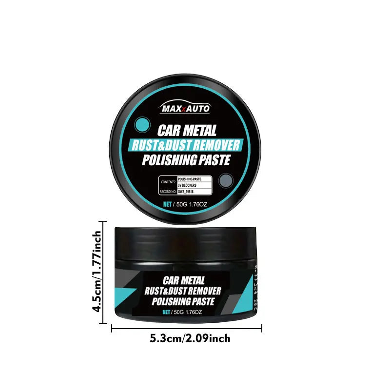 Car Metal Rust &amp; Dust Remover Polishing Paste