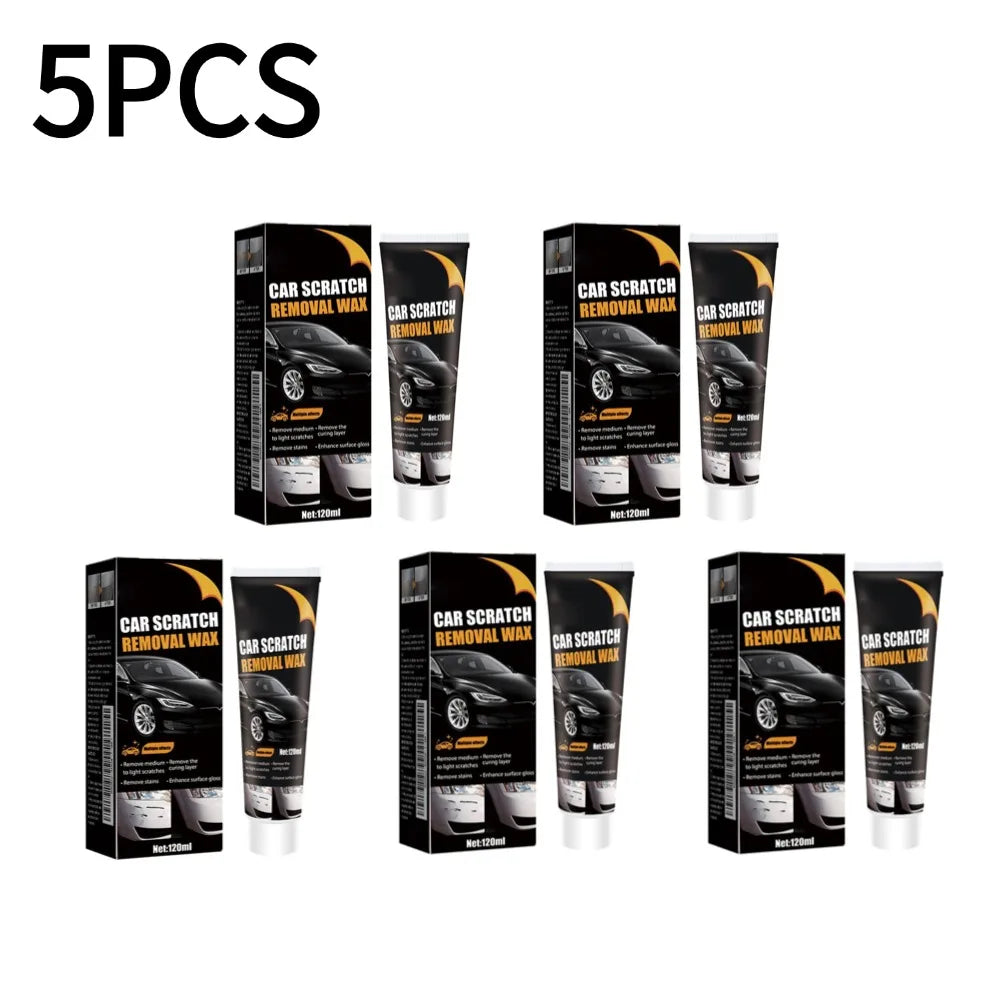 Car Scratch Removal Wax Kit with Sponge &amp; Towel