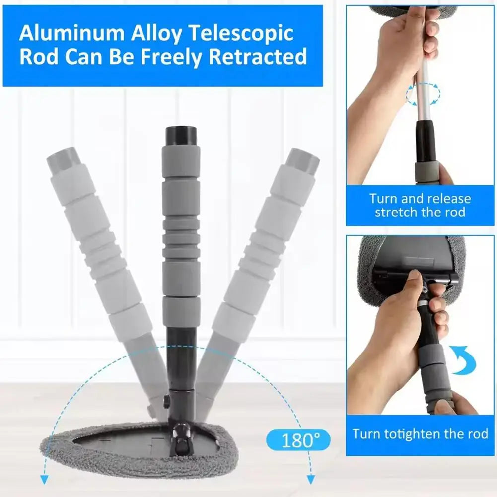 Telescopic Microfiber Windshield Cleaning Brush