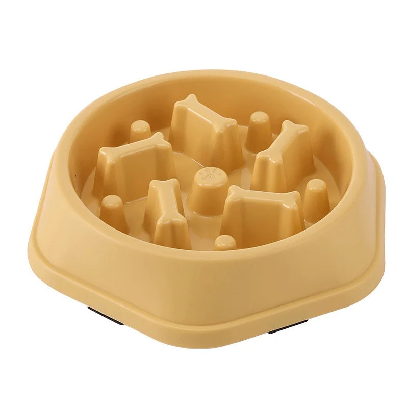 Non-Slip Puzzle Slow Feeder Dog Bowl