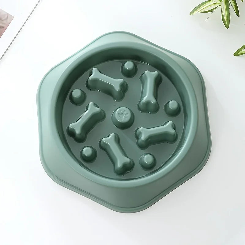 Non-Choking Slow Feeder Bowl for Dogs &amp; Cats