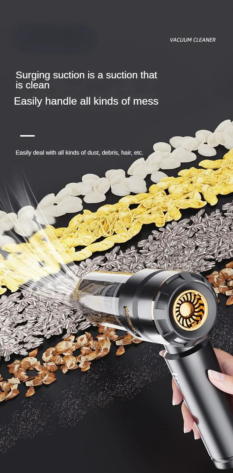 SUITU Brushless HEPA Car Vacuum Pro