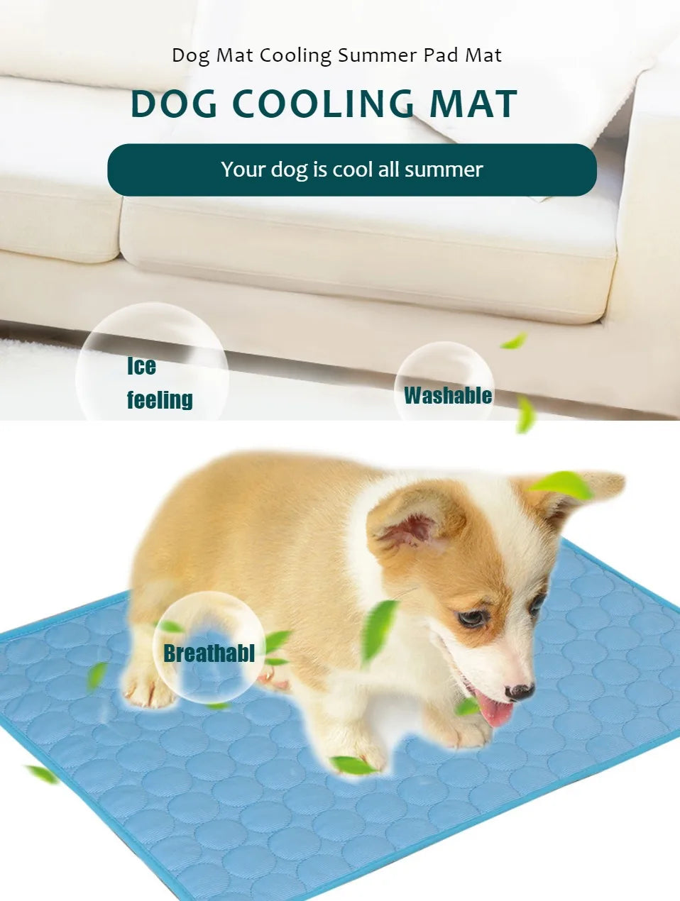 Self-Cooling Summer Mat for Dogs &amp; Cats