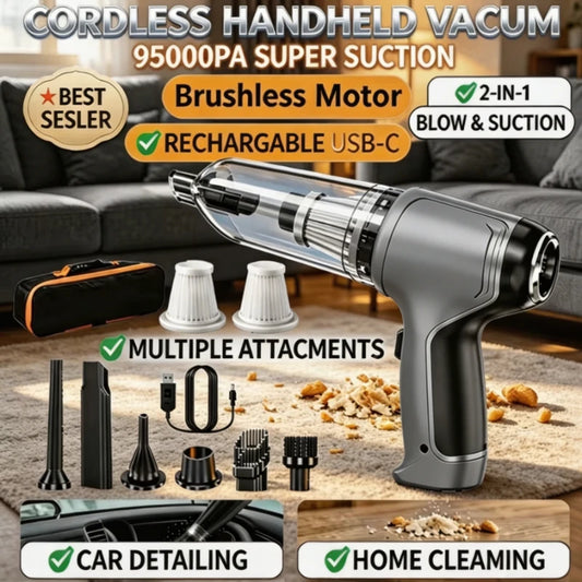 95000PA Brushless Auto Vacuum — Home &amp; Car