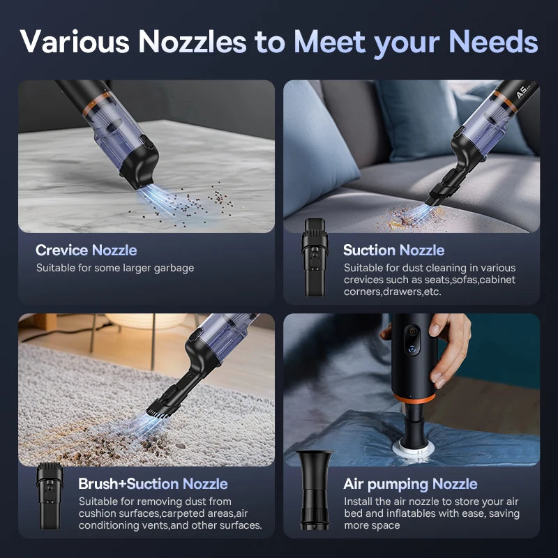 Baseus A5 Air 2-in-1 Premium Car Vacuum
