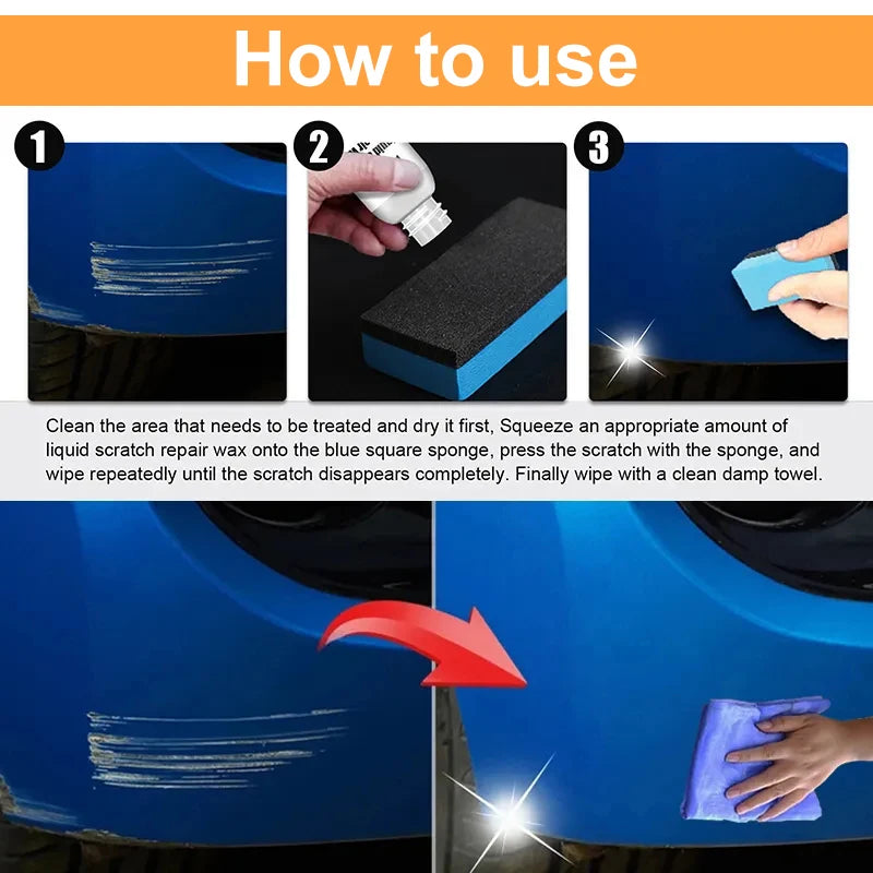 Car Scratch &amp; Swirl Remover Compound with Sponge