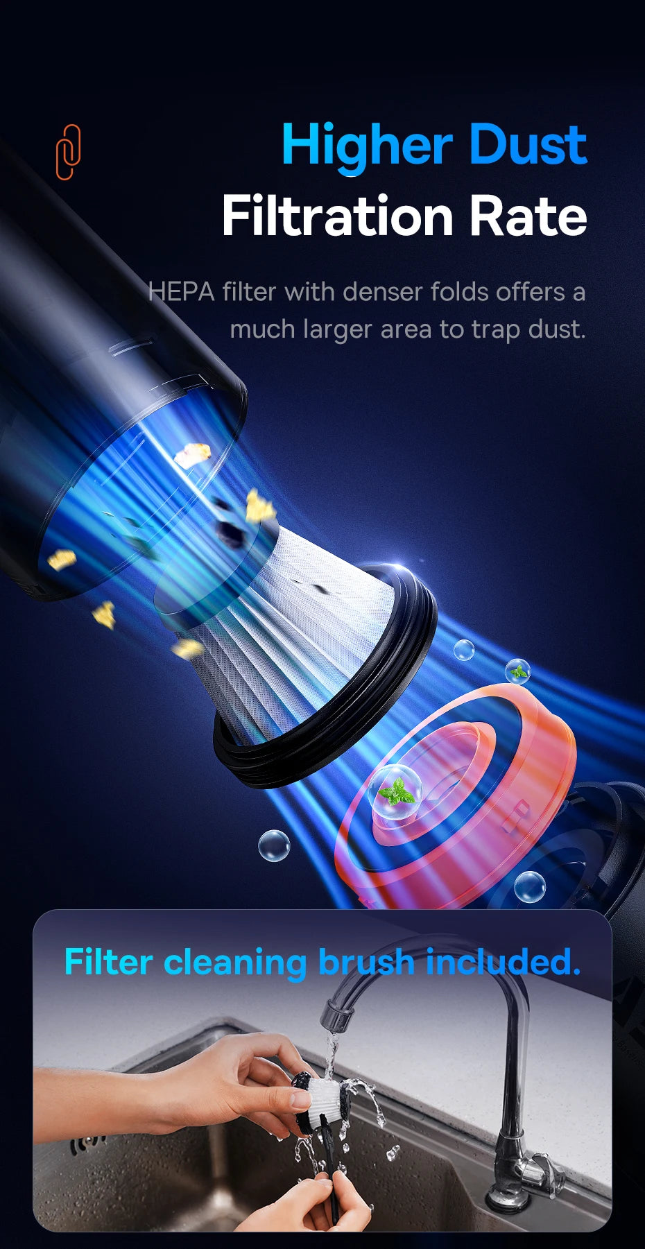 Baseus A5 Air 2-in-1 Premium Car Vacuum