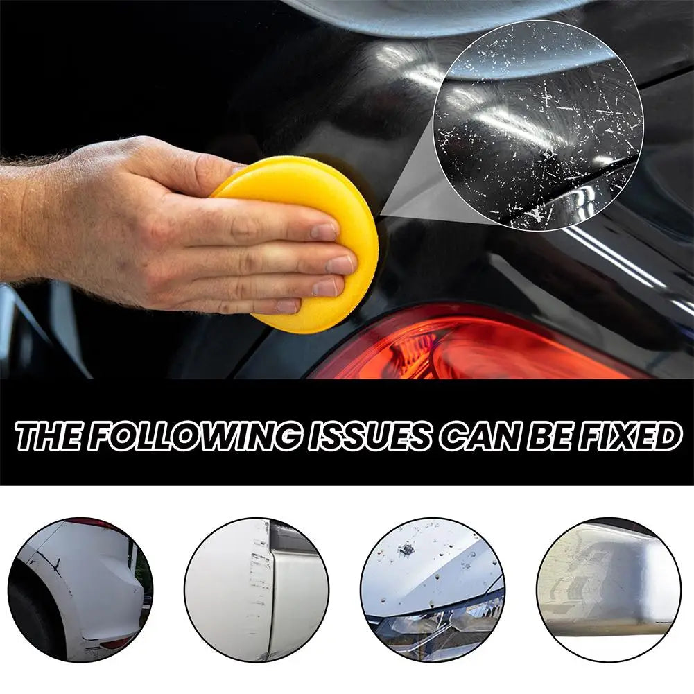 Car Scratch Removal Wax Kit with Sponge &amp; Towel