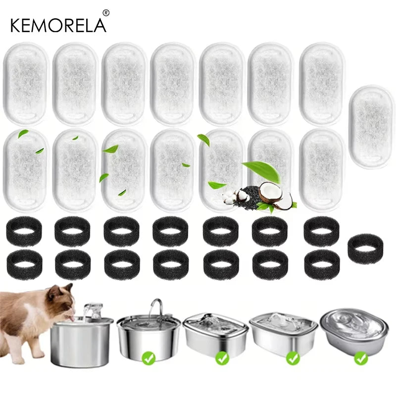 Activated Carbon Filter Replacements for Cat Water Fountain