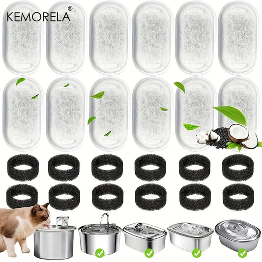Activated Carbon Filter Replacements for Cat Water Fountain
