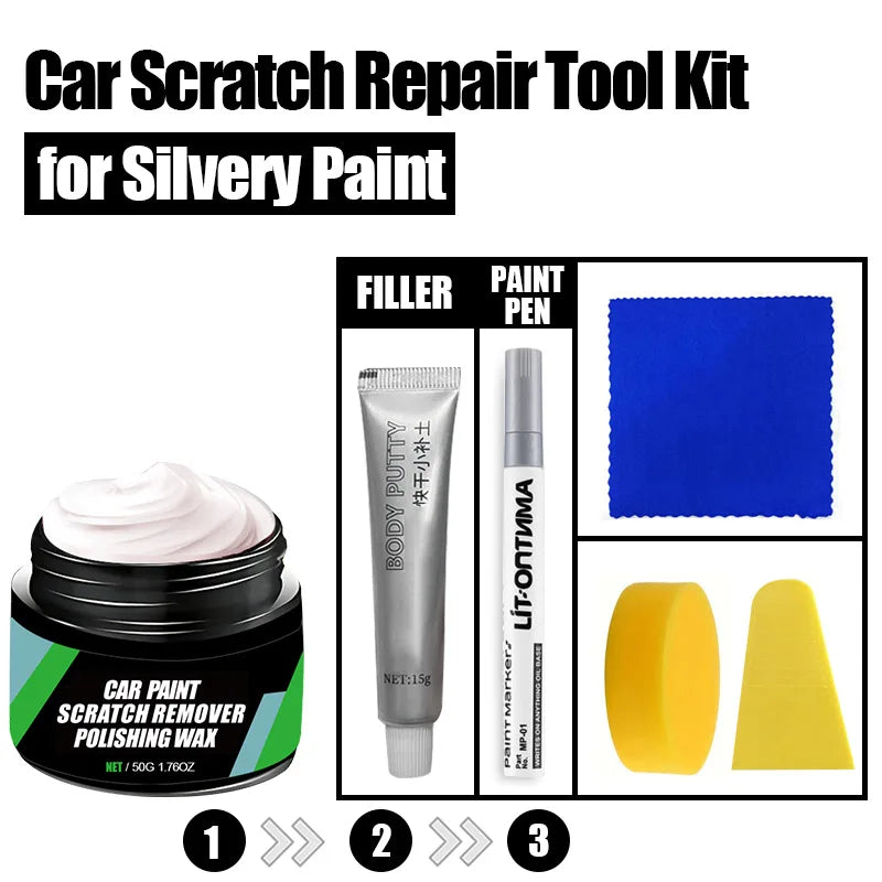Car Scratch Remover Paste Kit (Color Match)