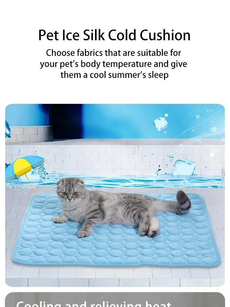 Ice Cooling Sleep Mat for Small Pets