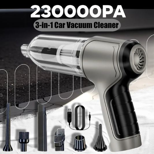 TurboBlast Mini Car Vacuum &amp; Air Duster