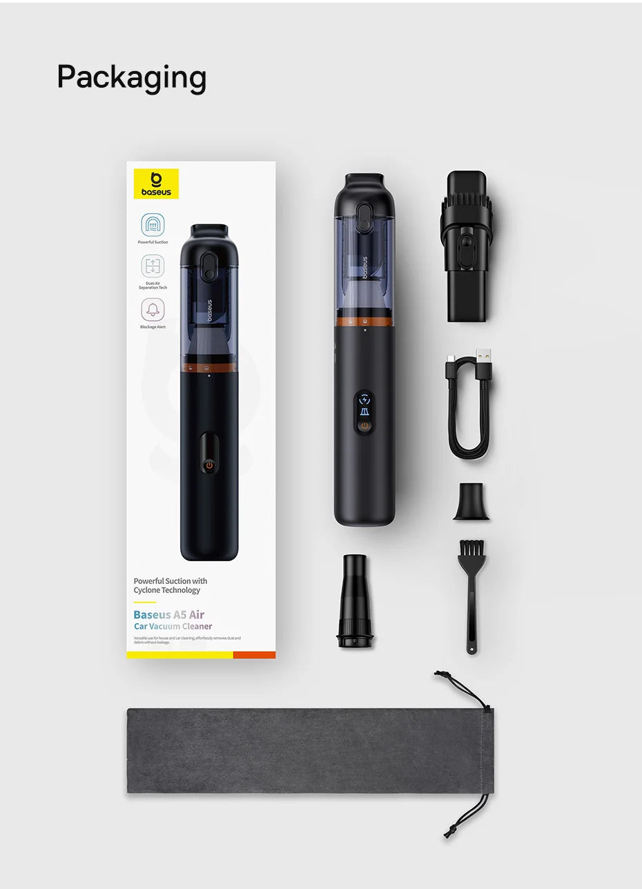 Baseus A5 Air 2-in-1 Premium Car Vacuum