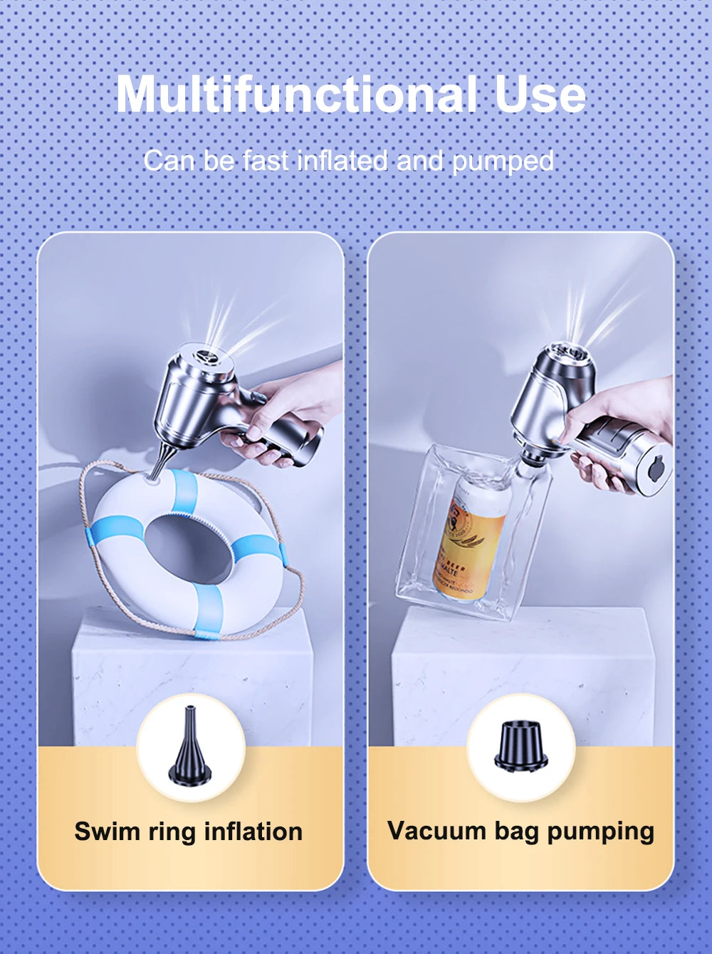95000PA Handheld Vacuum &amp; Blower for Car &amp; Home