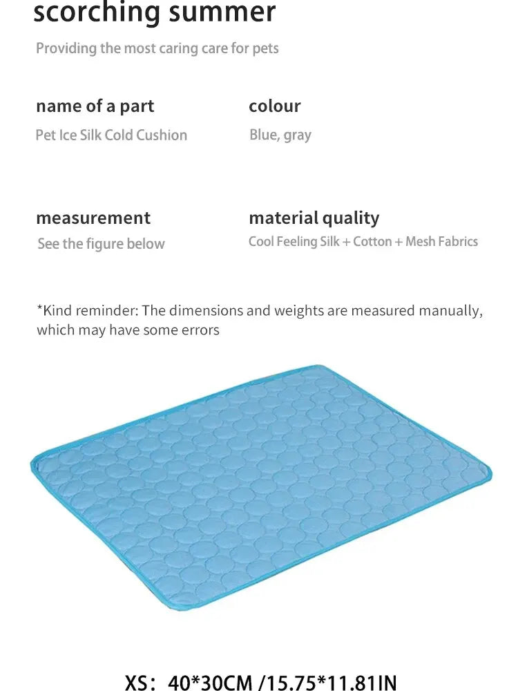Ice Cooling Sleep Mat for Small Pets