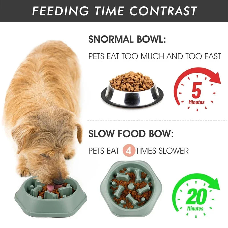 Anti-Choke Slow Feeder Bowl for Dogs