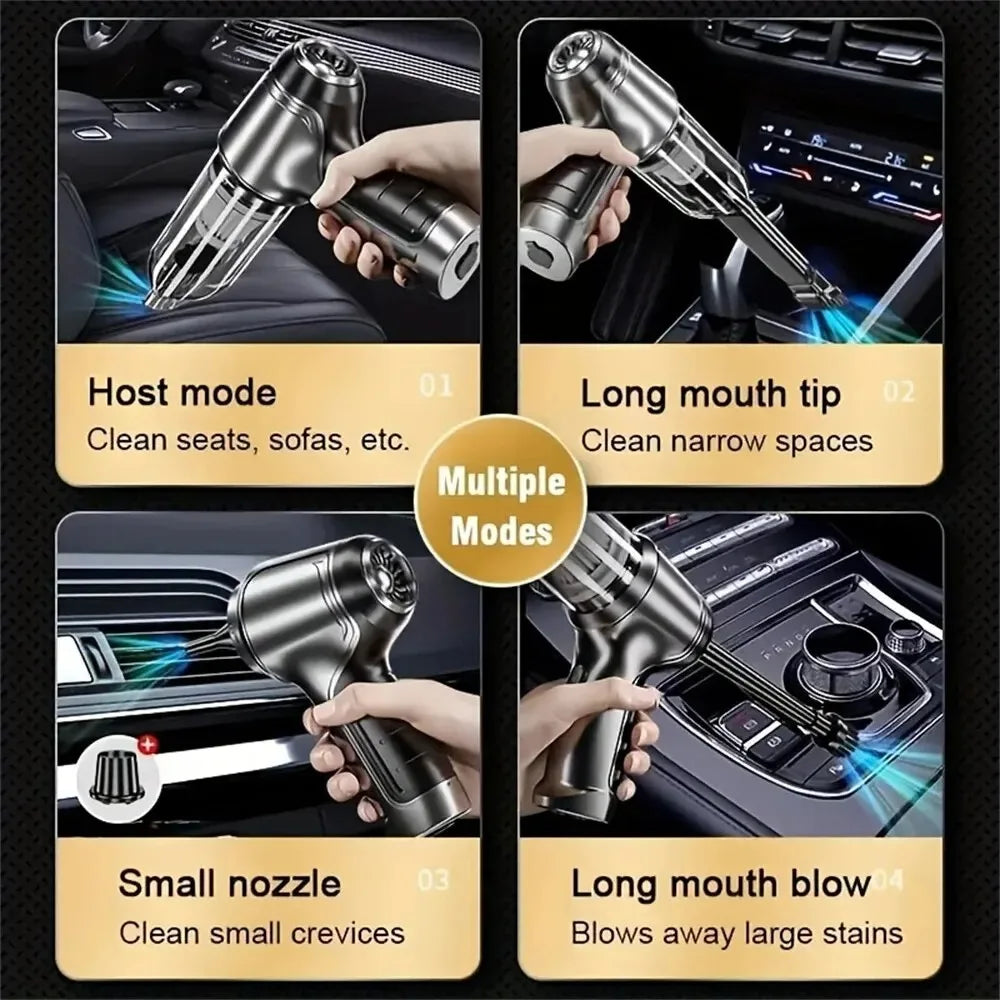 TurboBlast Mini Car Vacuum &amp; Air Duster