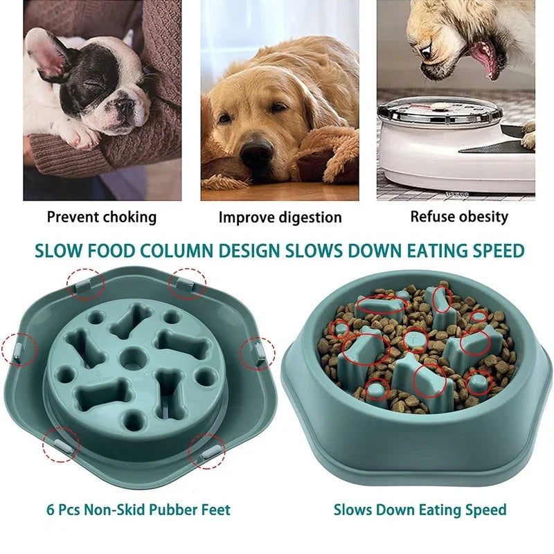 Anti-Choke Slow Feeder Bowl for Dogs