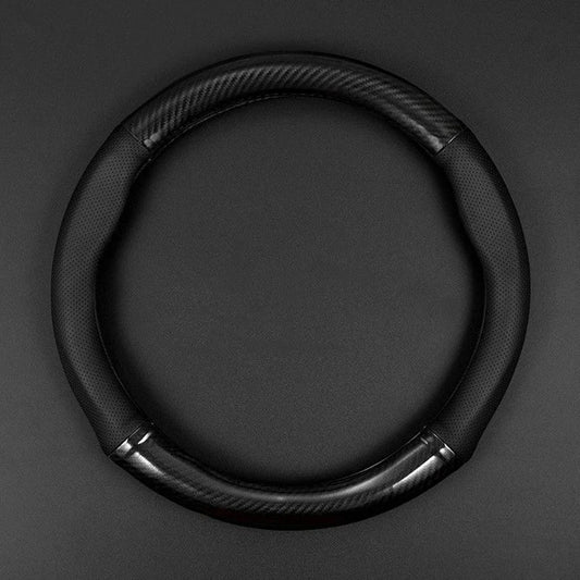 Carbon Fiber Leather Steering Wheel Cover
