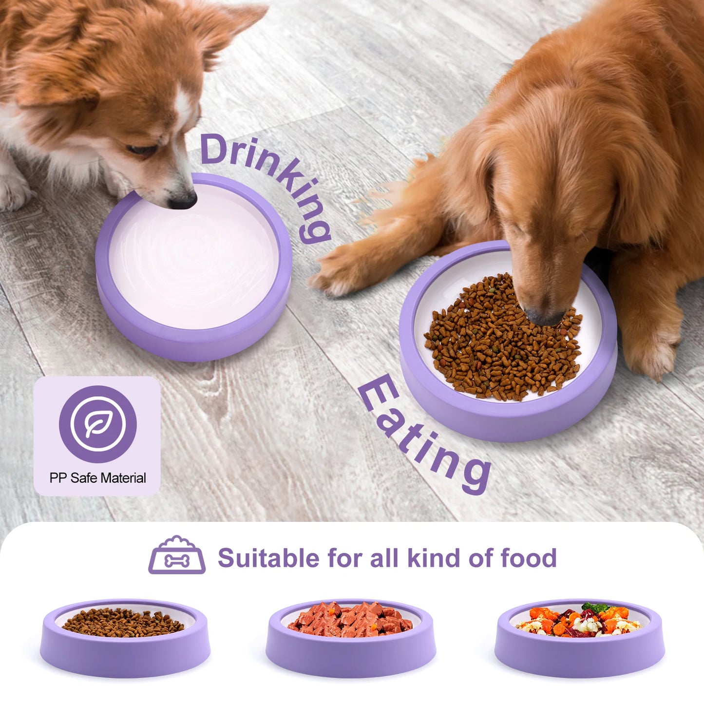 Maze-Style Anti-Gulping Slow Feeder Bowl