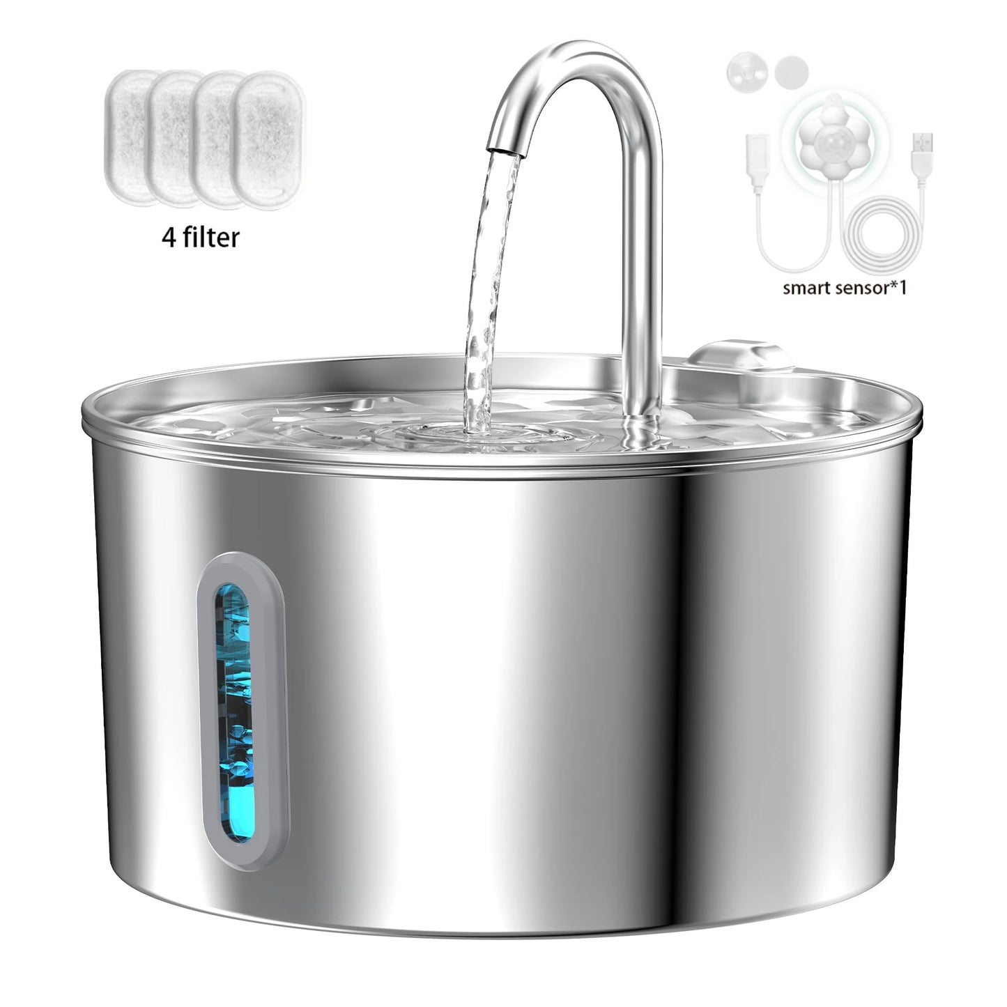 2.2L Silent Automatic Cat Water Fountain